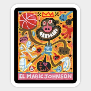 EL MAGIC JOHNSON Sticker